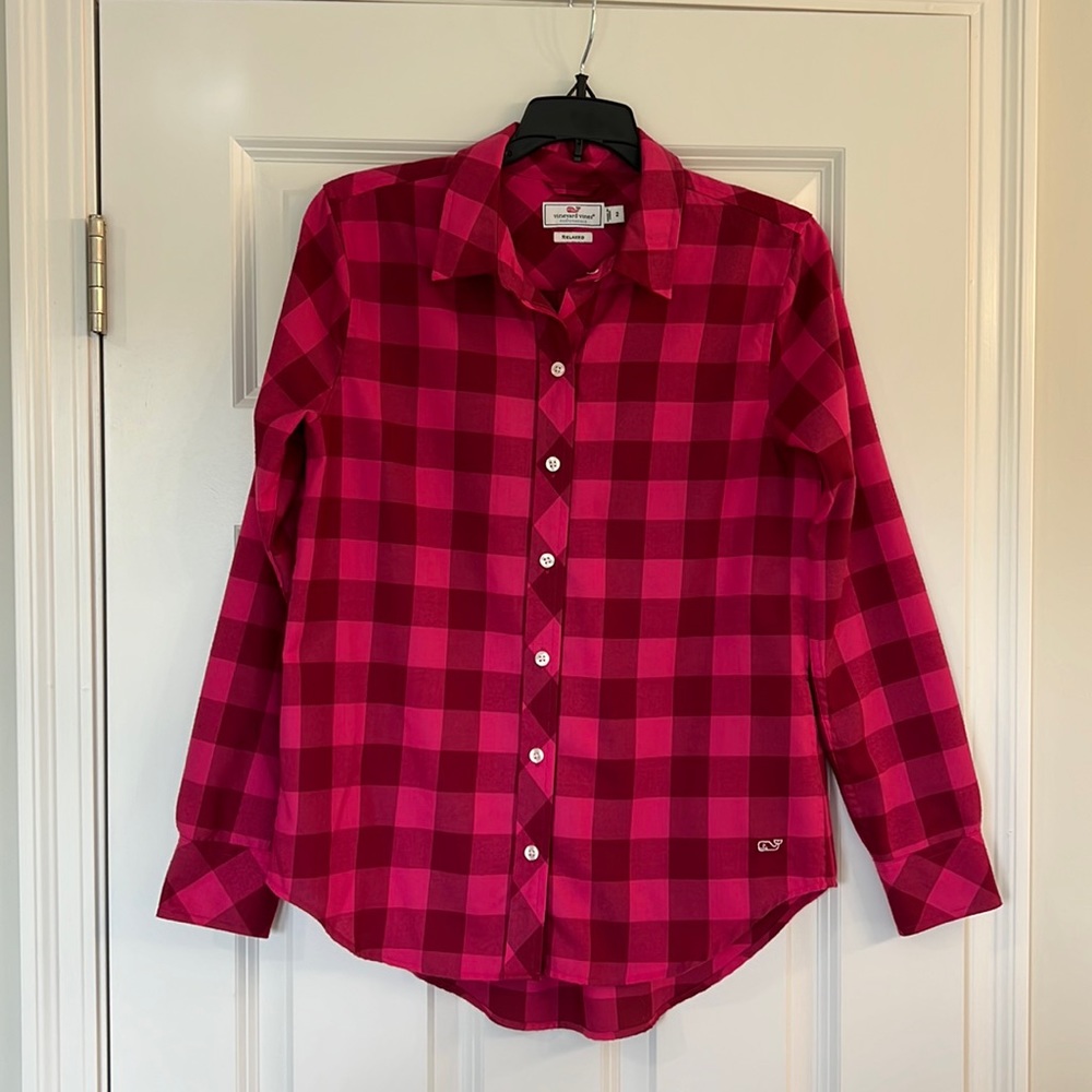 Vineyard Vines women’s button down shirt Size 2 EUC